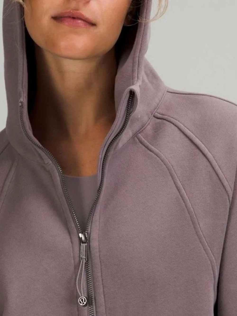 Lululemon  scuba oversized full sip  Lunar rock size s/m